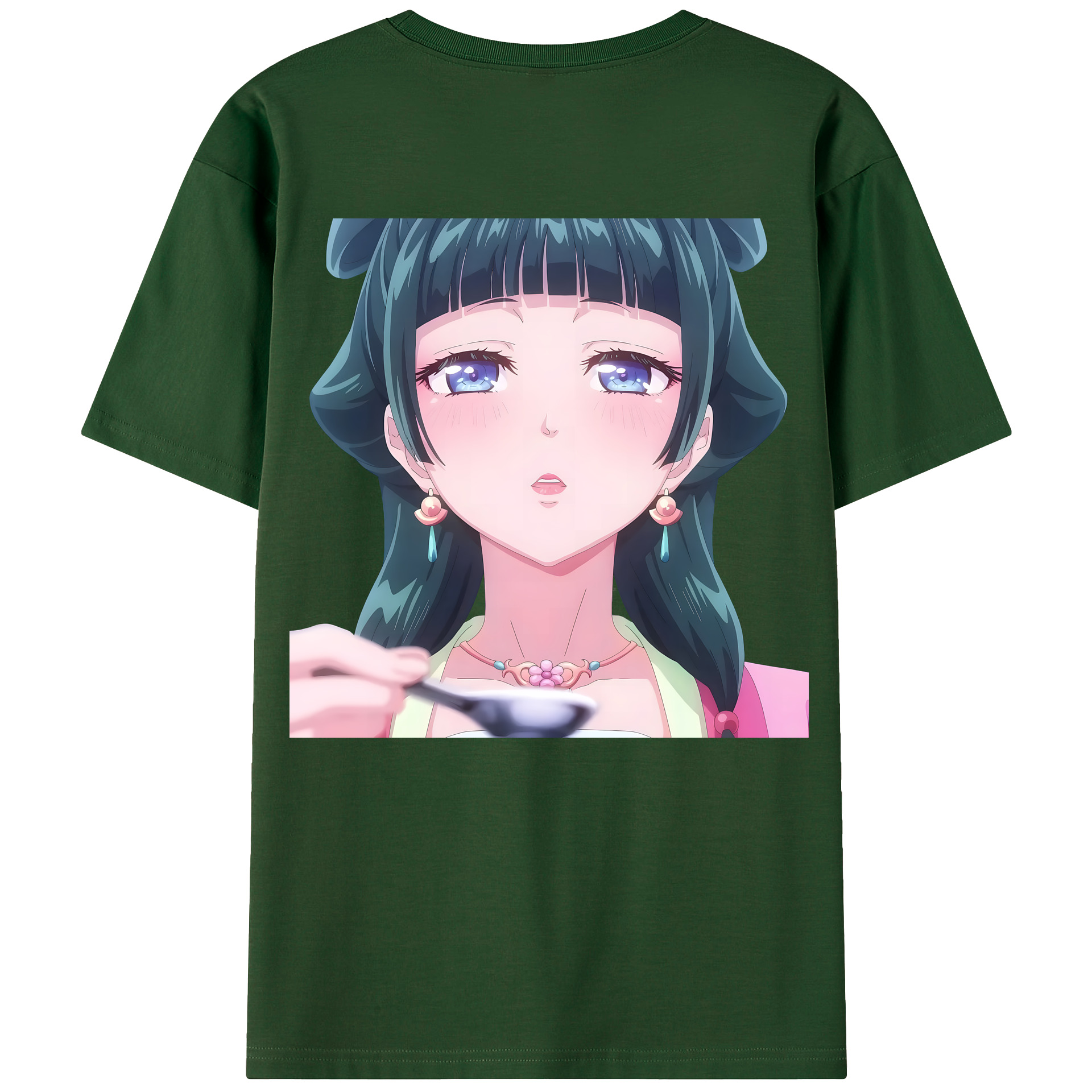 （画像用） 薬屋のひとりごと The Apothecary Diaries 綿100％半袖Tシャツ（背面プリント）